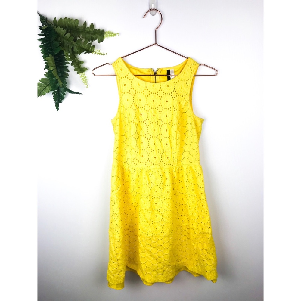 Yellow Lace Kenzie Dress